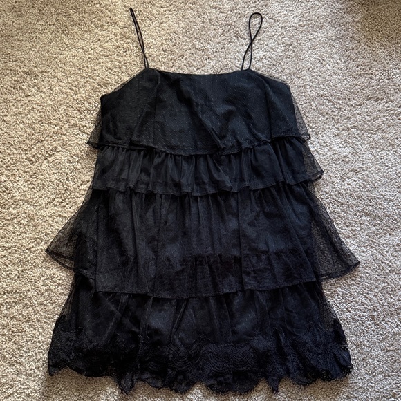 Zara Dresses & Skirts - Zara Black Spaghetti Strap Dress